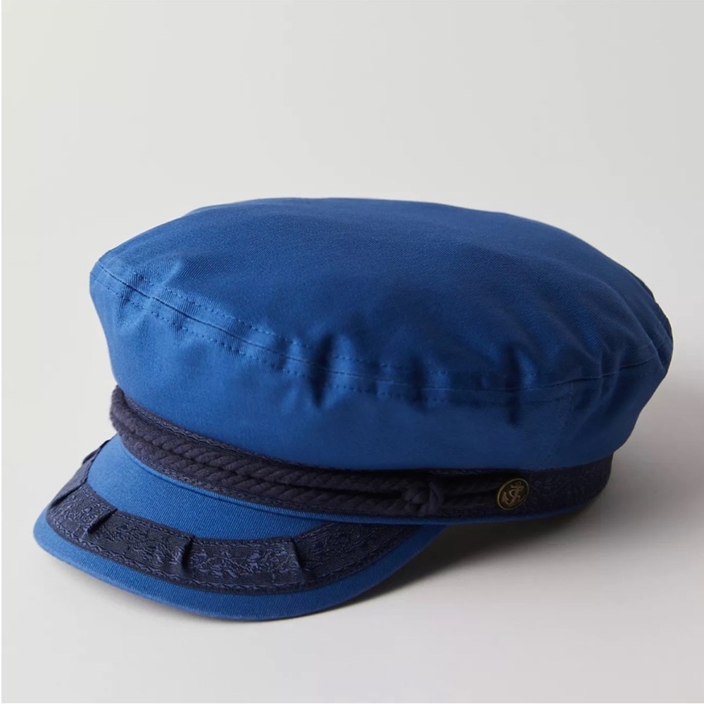 1507. Free People Mossant: Yacht Club Marine Lieutenant Hat - Picture 6 of 10